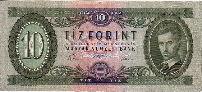 10 forint 1957 VF