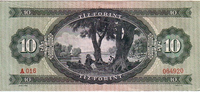 10 forint 1957 VF